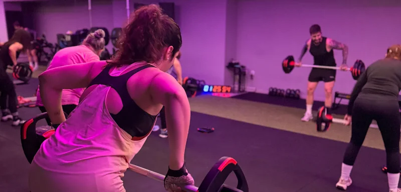 Clase colectiva de BodyPump en iLovefit Center Puertollano